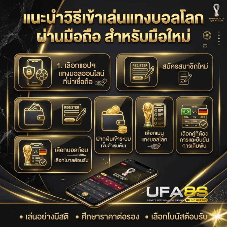เข้าเล่นแทงบอลโลกผ่านมือถือ