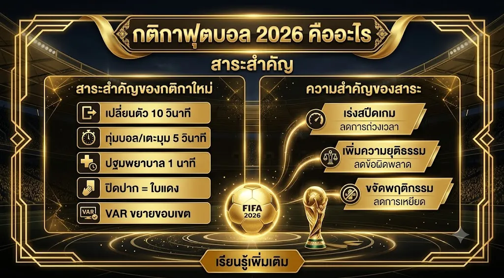 กติกาฟุตบอล